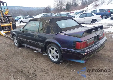 1988 Ford Mustang Lx из США, поврежденный, VIN 1FABP44E8JF303629